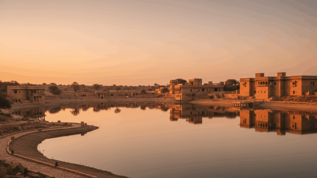 Rajasthan: Brij Lakshman Sagar: Sandstone Serenity